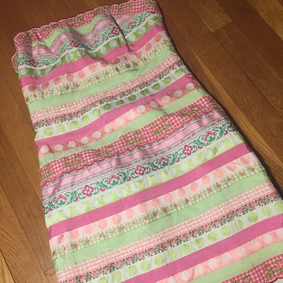 Lilly Pulitzer Dresses & Skirts - Lilly Pulitzer Strapless Ribbon Dress